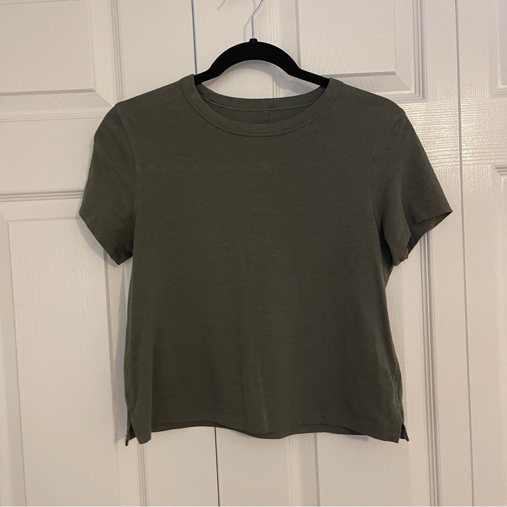 Women's Lululemon Classic-Fit Cotton-Blend T-Shirt - 4